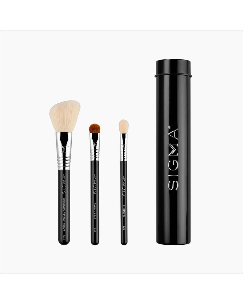 ESSENTIAL TRIO BRUSH SET BLACK - Sigma