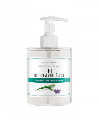 GEL HIDROALCOHÓLICO HIGIENIZANTE DE MANOS CON DOSIFICADOR 500 ML - ALMA SECRET