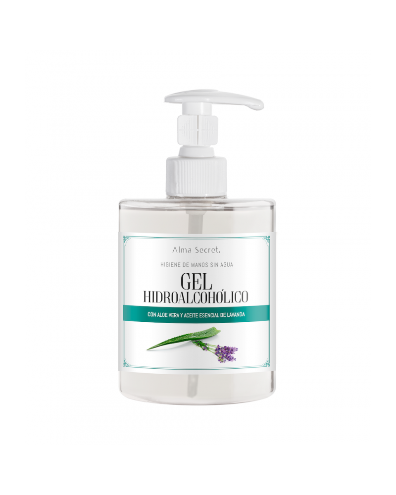 GEL HIDROALCOHÓLICO HIGIENIZANTE DE MANOS CON DOSIFICADOR 500 ML - ALMA SECRET