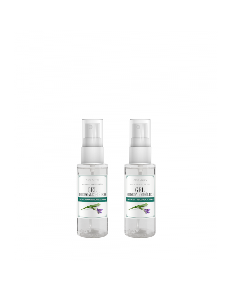 2 UDS X MINI GEL HIDROALCOHÓLICO HIGIENIZANTE DE MANOS 30 ML - ALMA SECRET