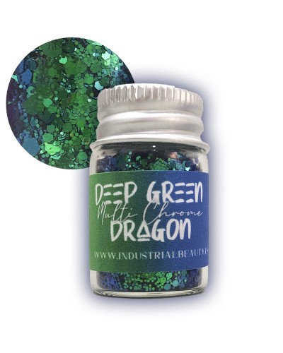 IB GLITTER - DEEP GREEN MULTI CHROME DRAGON 6ML