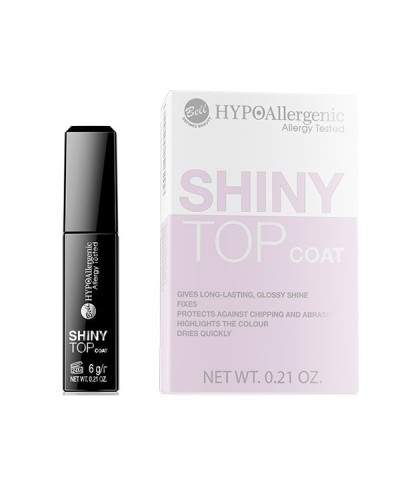 HYPO Top Coat para uñas hipoalergénico Shiny