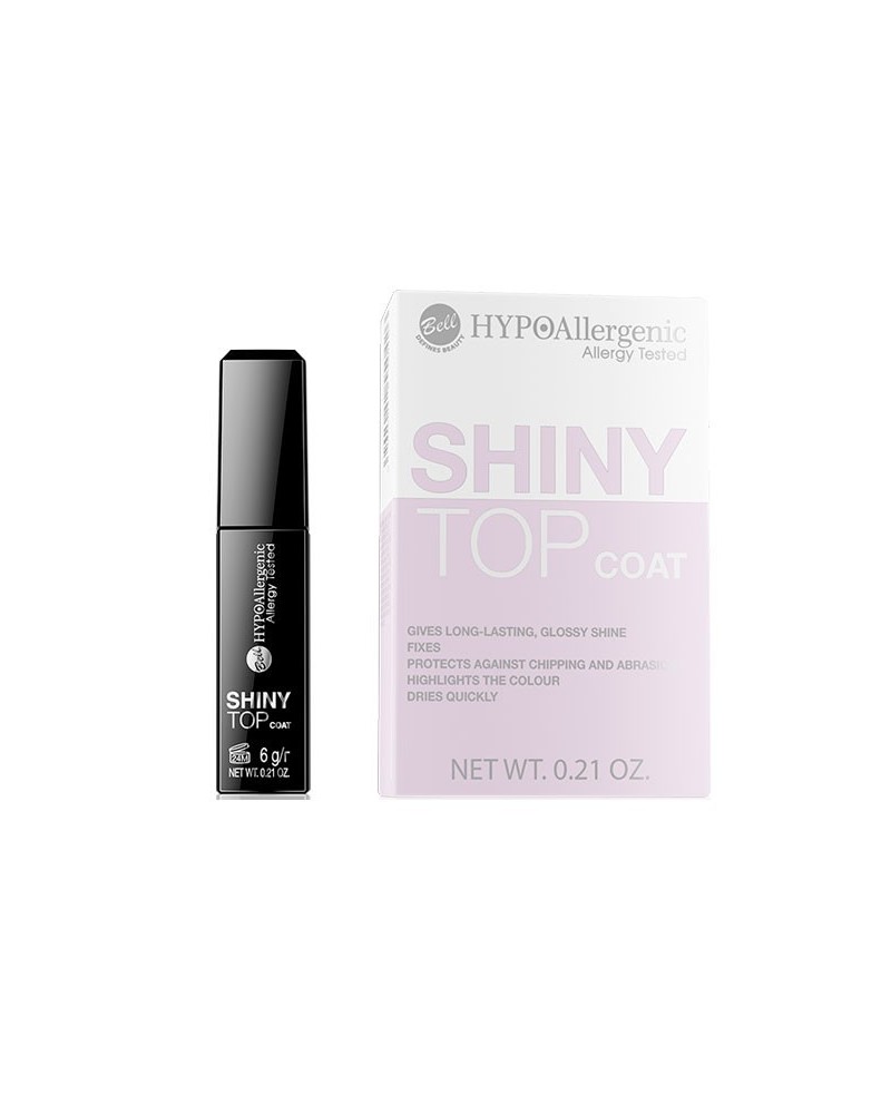 HYPO Top Coat para uñas hipoalergénico Shiny