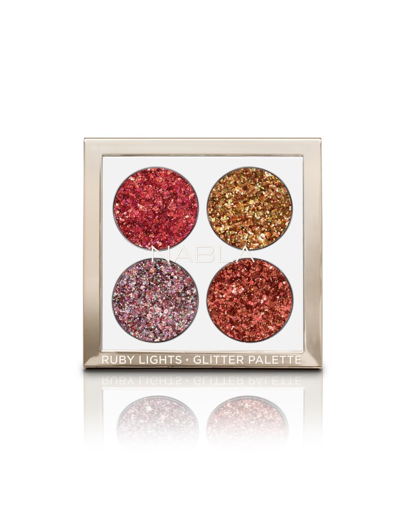 Ruby Lights Glitter Palette - NABLA