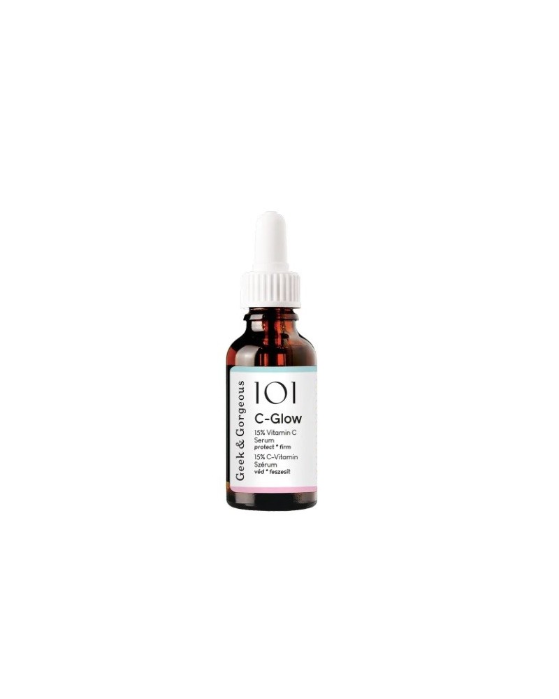 SERUM C-GLOW 15% VIT C + AC. FERÚLICO 30ML- GEEK & GORGEOUS