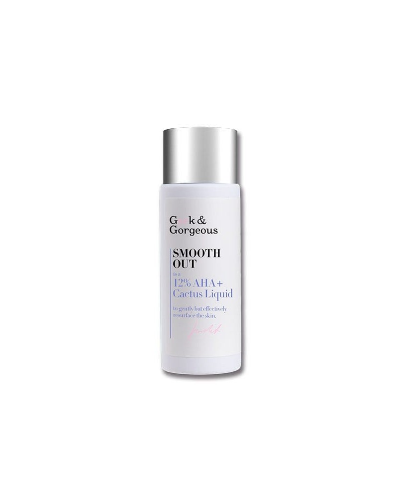 EXFOLIANTE SMOOTH OUT 12% AHA + Cactus Nopal 30ML- GEEK & GORGEOUS