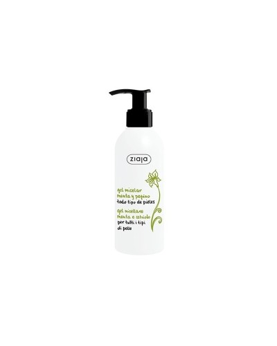 PEPINO Y MENTA Gel limpiador micelar 200ml - Ziaja