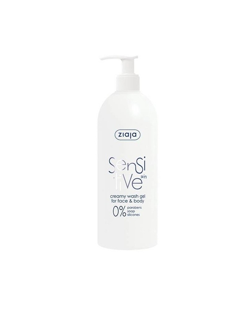 Sensitive Gel limpiador rostro y cuerpo para pieles sensibles - Ziaja