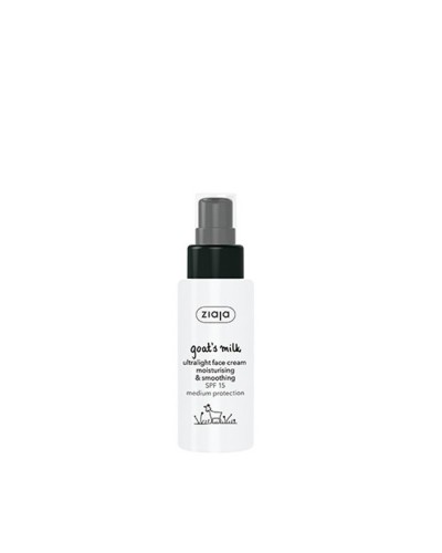 Leche de cabra Crema facial ultralight SPF15 - Ziaja