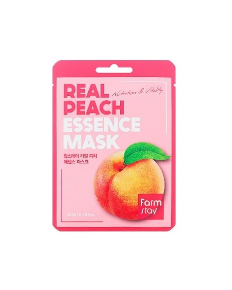 Real Peach Essence Mask - FARM STAY