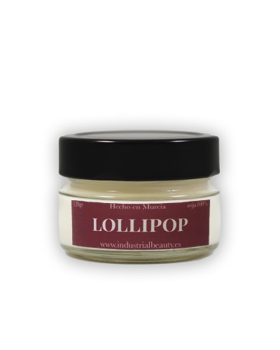 Vela aromática de soja: Lollipop 120g - Industrial Beauty