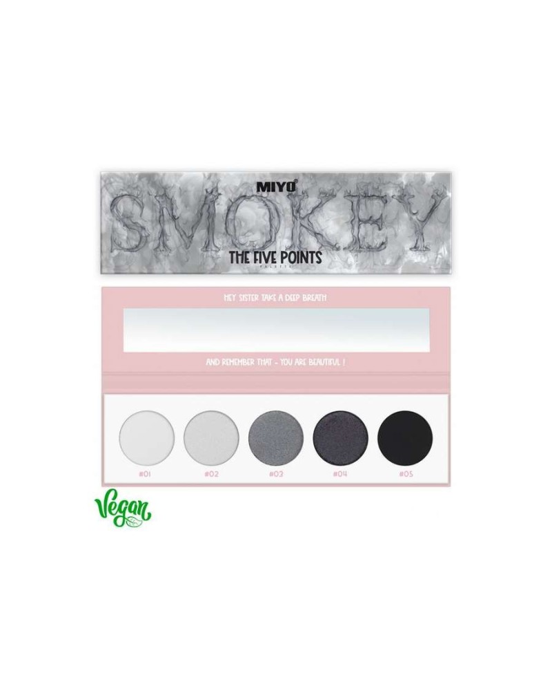 PALETA DE SOMBRAS FIVE POINTS 02 SMOKEY - MIYO