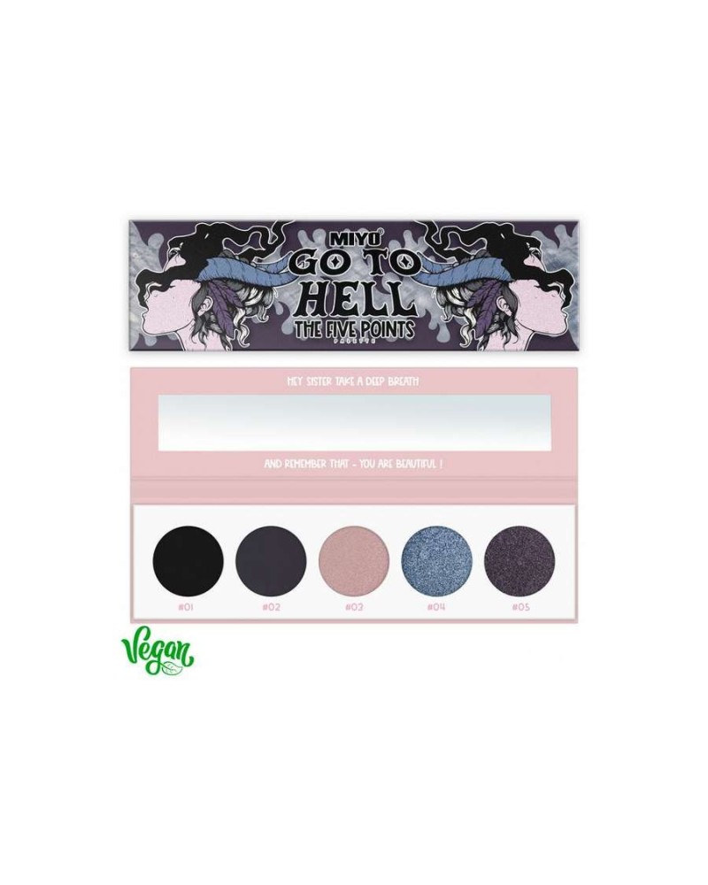 PALETA DE SOMBRAS FIVE POINTS 13 GO TO HELL - MIYO