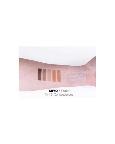 PALETA DE SOMBRAS FIVE POINTS 15 CONSEQUENCES - MIYO