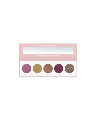 PALETA DE SOMBRAS FIVE POINTS 27 PURPLE HEART - MIYO