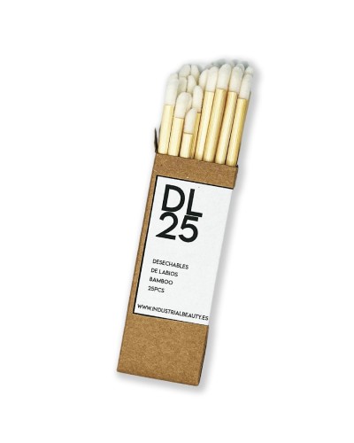 DL25: Desechables de labios de bambú 25pcs - Industrial Beauty
