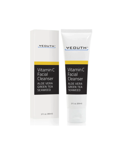Vitamin C Facial Cleanser with Aloe Vera, Green Tea, Sea Weed - Yeouth