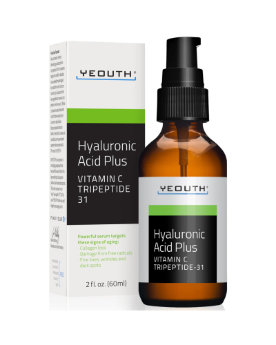 Hyaluronic Acid Plus with Vitamin C, Tripeptide 31, 60ml - Yeouth