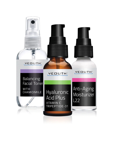 Essentials Skin Care System Three Pack - Yeouth