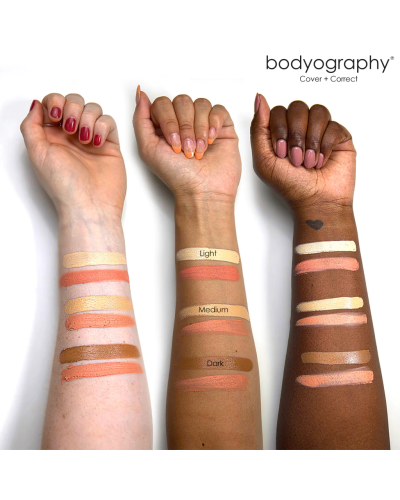 Cover + Correct Light: Under Eye Concealer Duo - Bodyography