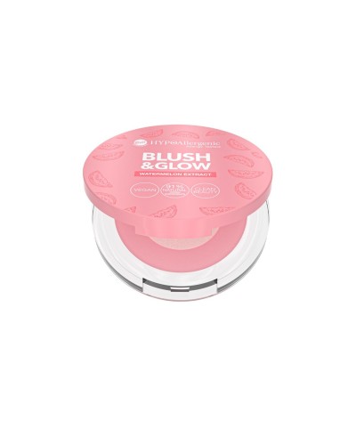 Colorete iluminador hipoalergénico Blush & Glow - Bell Hypoallergenic