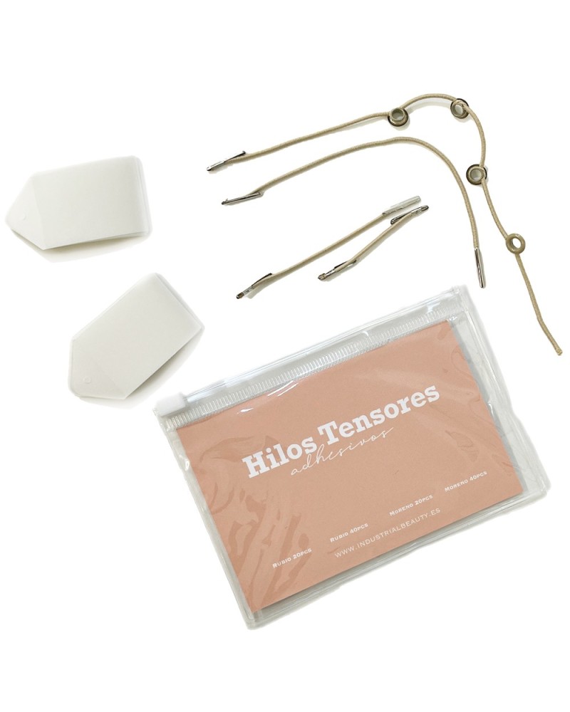 Hilos Tensores Adhesivos, Rubio 40pcs -  Industrial Beauty