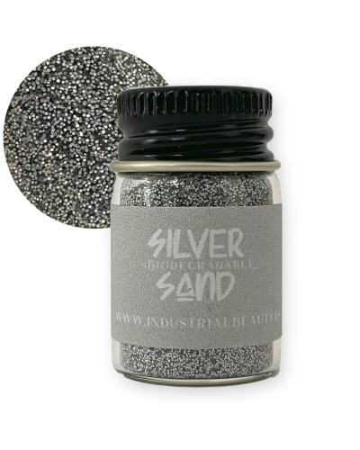 IB GLITTER -  BIODEGRADABLE SILVER SAND 6ML