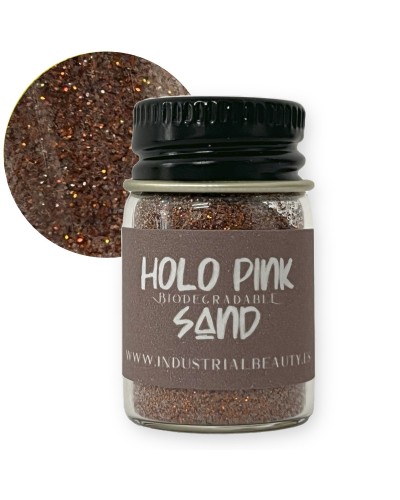 IB GLITTER -  BIODEGRADABLE HOLO PINK SAND 6ML