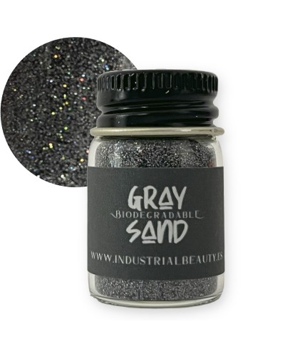 IB GLITTER -  BIODEGRADABLE GRAY SAND 6ML