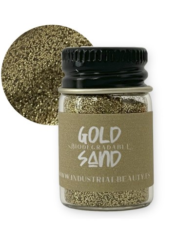 IB GLITTER -  BIODEGRADABLE GOLD SAND 6ML