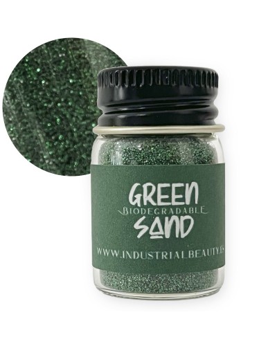 IB GLITTER -  BIODEGRADABLE GREEN SAND 6ML