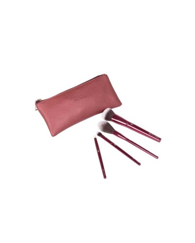 Set de brochas Luxury Burgundy