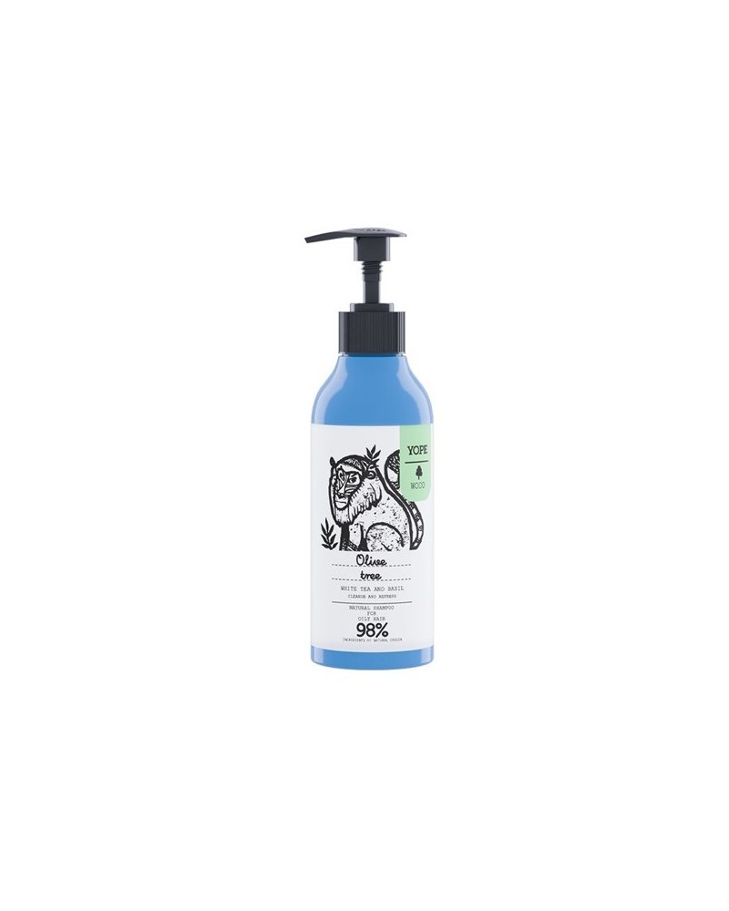 Champú natural para cabello graso - Olivo - YOPE