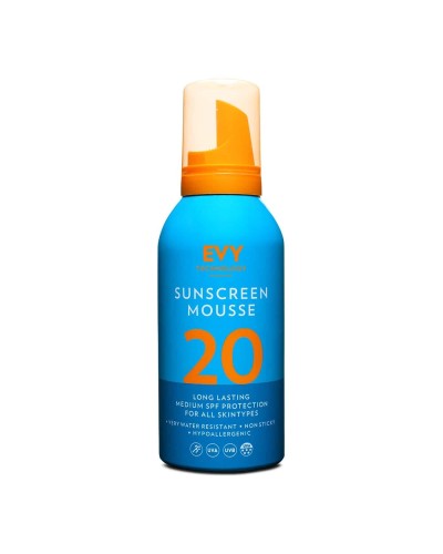 Sunscreen Mousse SPF 20 150ML - Evy Technology