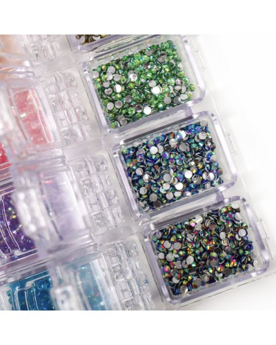 IB GLITTER - PALETA CRISTALES MULTICOLOR 12 TONOS