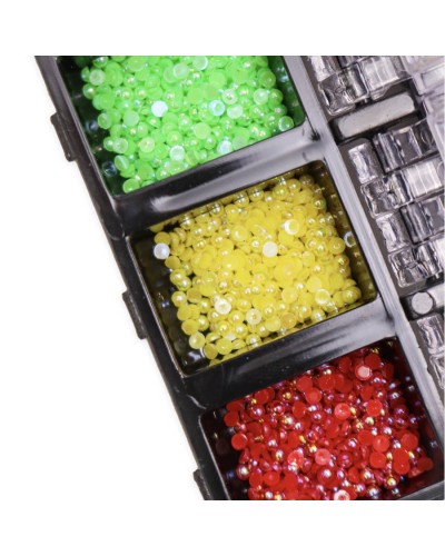 IB GLITTER - PALETA PERLAS MULTICOLOR 12 TONOS