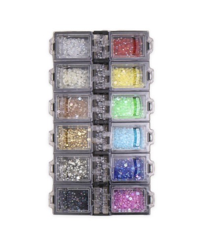 IB GLITTER - PALETA PERLAS MULTICOLOR 12 TONOS