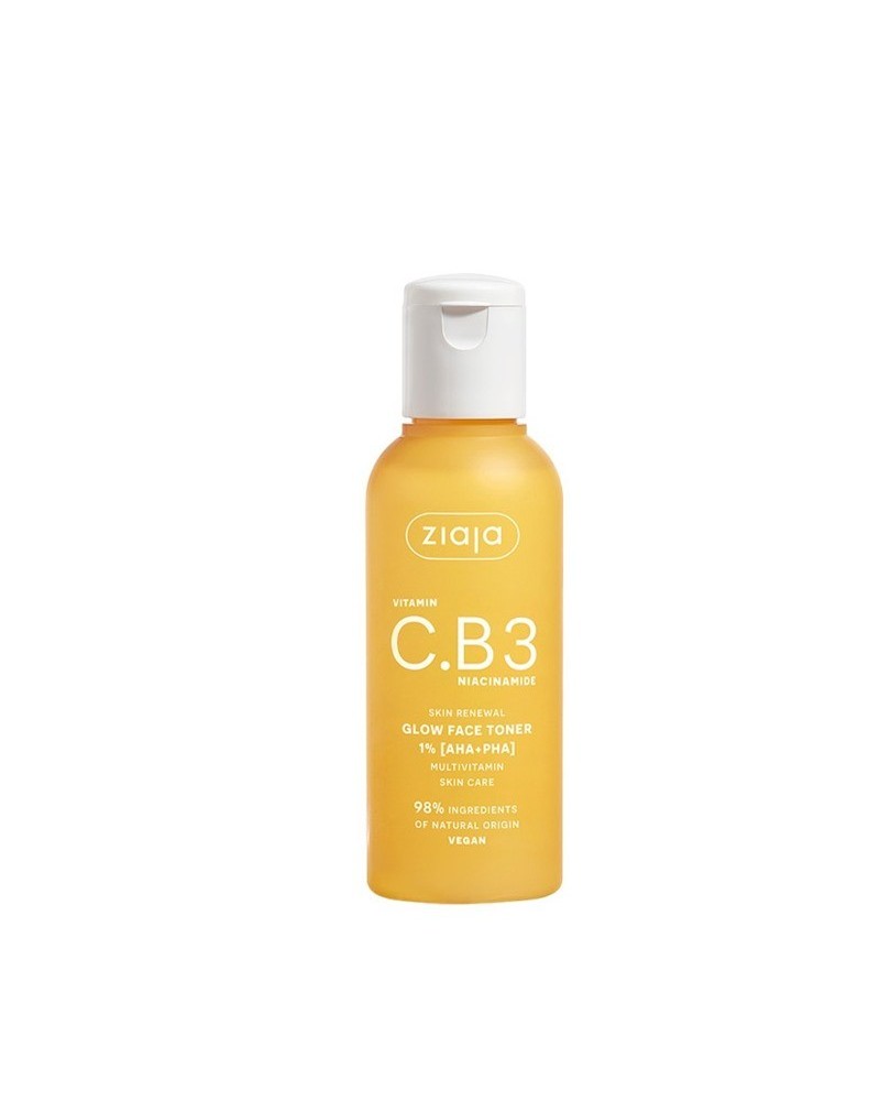 VITAMINA C.B3 NIACINAMIDA Tónico facial iluminador 1% (AHA + PHA) - Ziaja