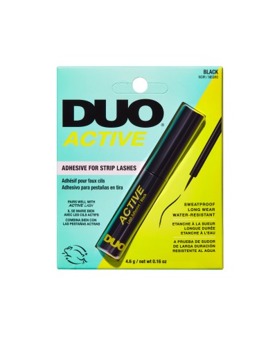 Pegamento de pestañas DUO ADHESIVO ACTIVE LASH - NEGRO 4.6g