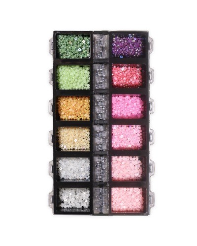 IB GLITTER - PALETA PERLAS FULL COLOR 12 TONOS