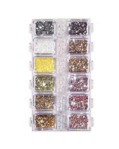 IB GLITTER - PALETA CRISTALES NATURAL 12 TONOS