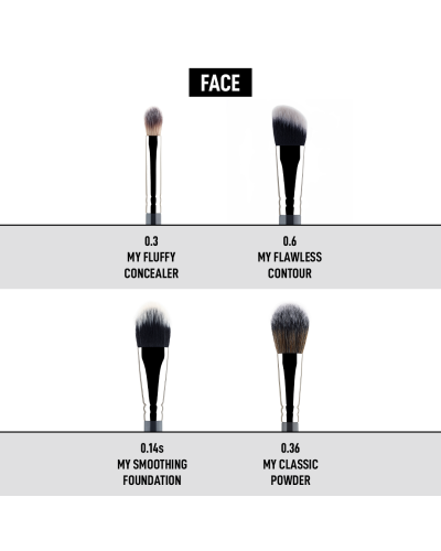 MY ESSENTIAL BRUSH SET - MYKITCO