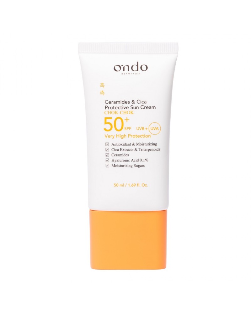 Ceramides & CICA protective Sun Cream 50ML - Ondo Beauty 36.5