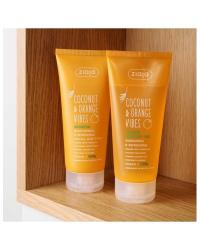 COCONUT & ORANGE VIBES Champú hidratante y refrescante 200 ml - Ziaja