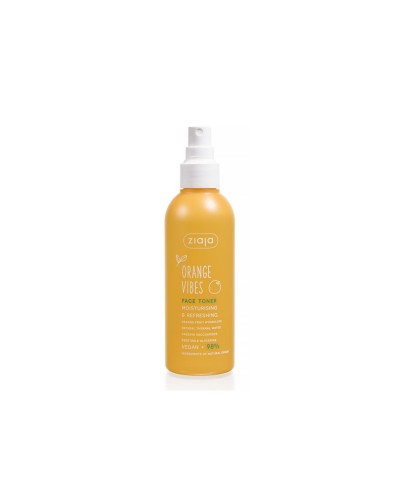 COCONUT & ORANGE VIBES Tónico facial hidratante y refrescante con notas de Naranja 200 ml - Ziaja