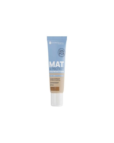 Base de maquillaje hipoalergénica Mat&Protect con SPF25 08 Espresso - Bell Hypo