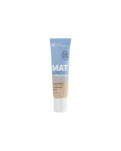 Base de maquillaje hipoalergénica Mat&Protect con SPF25 03 Almond - Bell Hypo