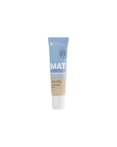 Base de maquillaje hipoalergénica Mat&Protect con SPF25 01 Vanilla - Bell Hypo