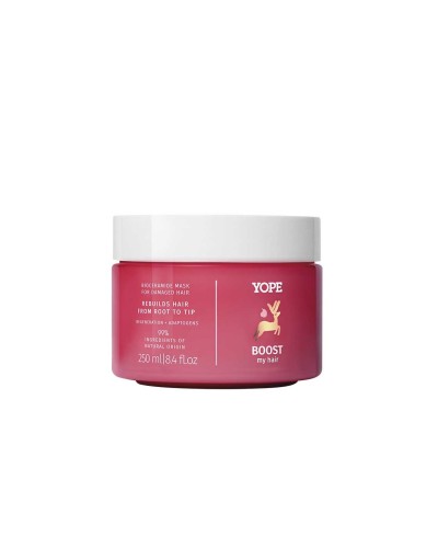 Mascarilla capilar natural con bioceramidas para cabellos dañados - BOOST my hair - YOPE