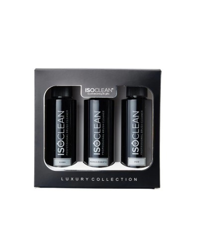 Set limpiador de brochas Scented Luxury trio 3x110ml - Isoclean